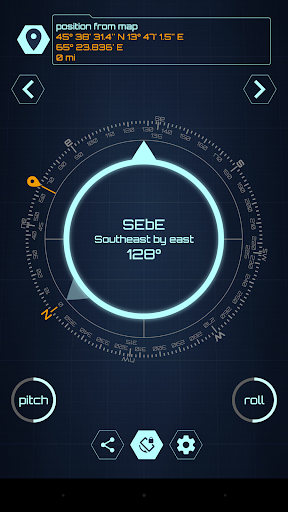 Android application Compass Next screenshort