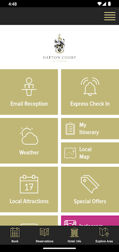 Android application Hatton Court screenshort