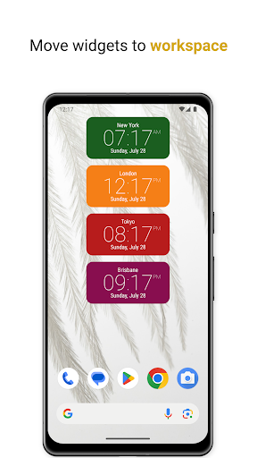 Screenshot of DIGI World Clock