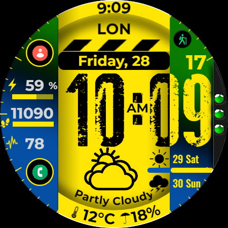 Watch Face CUE148 screenshot 8