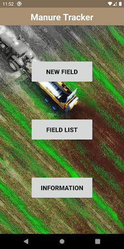 Android application Manure Tracker screenshort