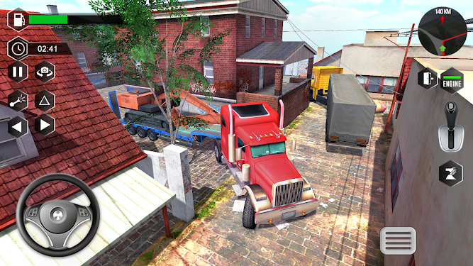 #4. Truck Driving Simulator 3D (Android) By: Be Pro Games