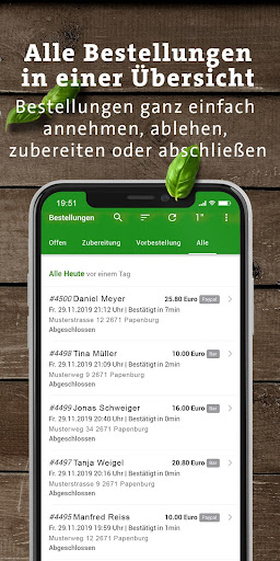 Android application Lecker POS screenshort