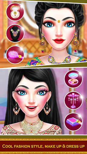 Android application Indian Festival Dressup Makeup screenshort
