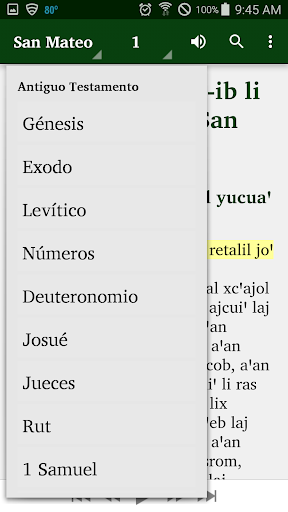 Kekchi Bible (original orth) screenshot 5