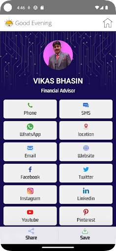 Android application VIKAS BHASIN screenshort