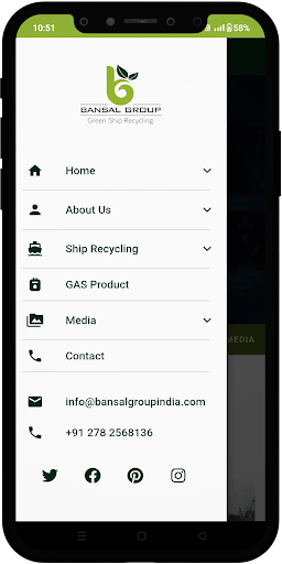 Android application Bansal Group screenshort