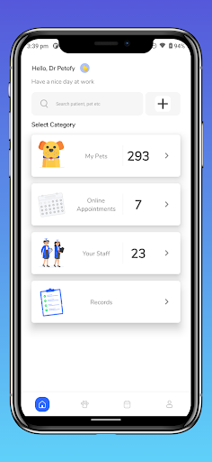 Android application Petofy OPHR - Vet Clinic App screenshort