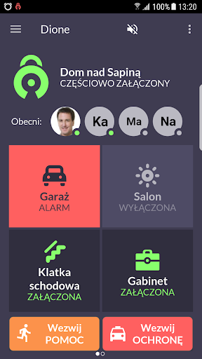 DioneApp Screen 2