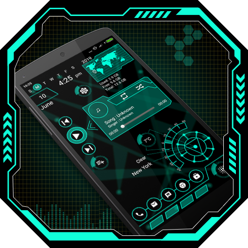 Trendy Launcher 3 - App lock logo