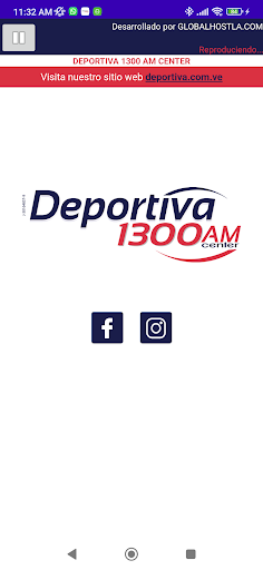 Android application DEPORTIVA 1300 AM CENTER screenshort
