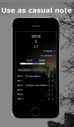 Simple Calendar app *DeepBlack Screen 3
