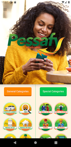Android application Pessafy screenshort
