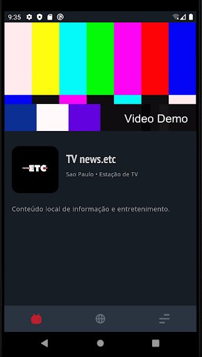 Android application TV news.etc screenshort