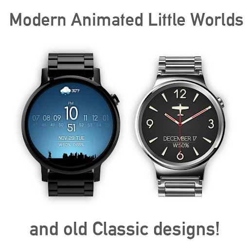 Watch Face - Minimal & Elegant for Android Wear OS  screenshots 7