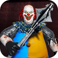 Scary clown horror survival