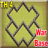 Town Hall 4 War Base Layout icon