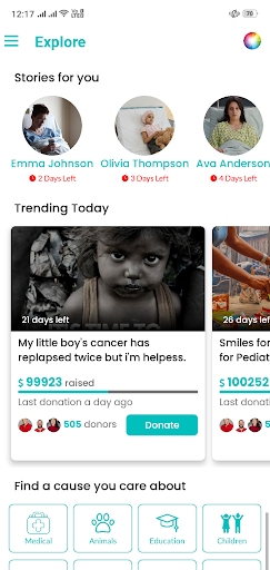 Crowdfunding Screen 2