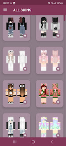 Screenshot 17 Girls Skins for Minecraft android
