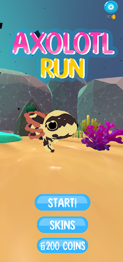 Android application Axolotl Run screenshort