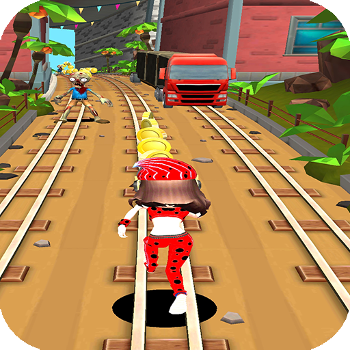 Subway Lady & Princess Bug Run Download on Windows