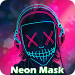 Cover Image of Download Neon Mask Wallpaper Led Purge  APK