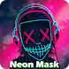 Neon Mask Wallpaper Led Purge