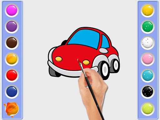Car coloring : kids doodle drawing games for kids 1.3.4 screenshots 12