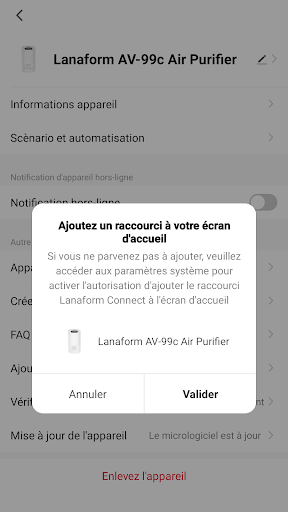Lanaform Connect Screen 3