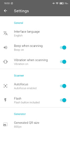 QRCoder - Scan & Create Screen 2