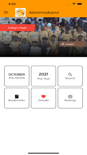 Android application Adwenesakyera Devotional App screenshort