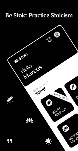 Android application Be Stoic: Practice Stoicism screenshort