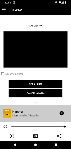 Android application KWAV 96.9 screenshort