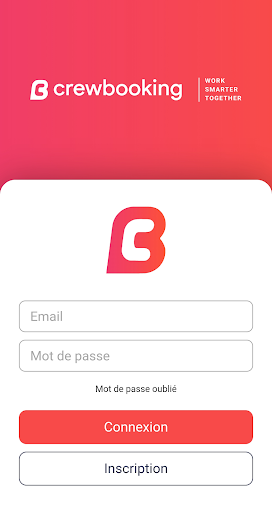 Android application Crewbooking screenshort