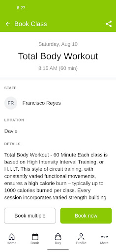 Bodytek Fitness Screen 3