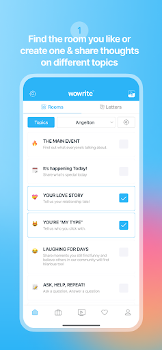 Android application wowrite screenshort