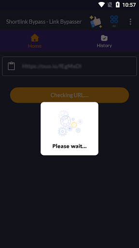 Android application Shortlink Bypasser (Unshorten) screenshort