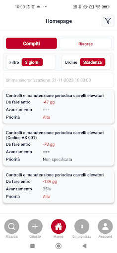 626 Suite Manutenzioni Screen 2