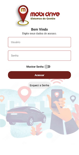 Android application Mobi Drive Cliente screenshort