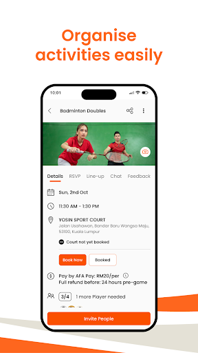 AFA Meet People Play Sports