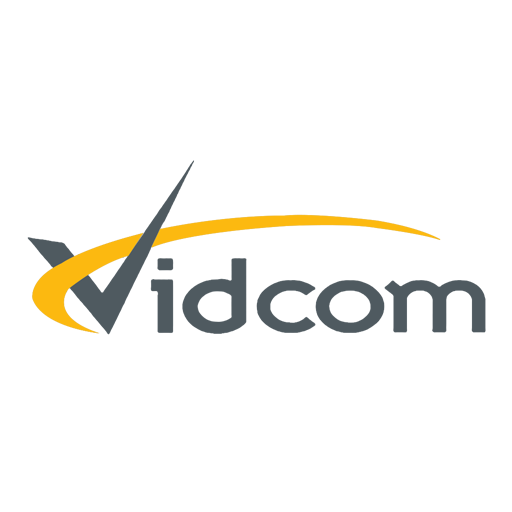Vidcom logo