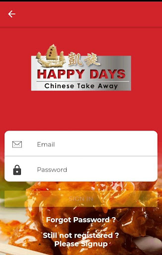 Happy Days Takeaway Screen 3