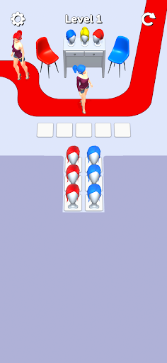 Android application Wig Selection screenshort