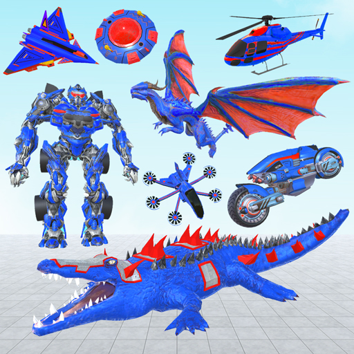 Crocodile robot transform war 1.1 Icon