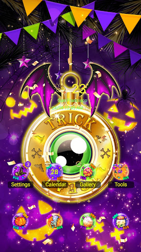 Android application Monster Clock - Wallpaper screenshort