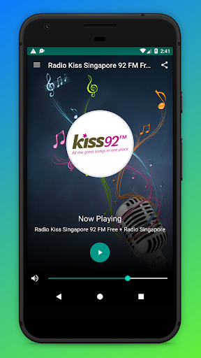 Android application Kiss 92 FM Singapore Radio App screenshort