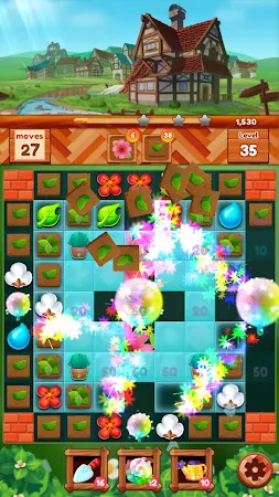 Game screenshot ガーデンドリームライフ：フラワーマッチ3パズル hack