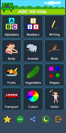 ABC KG Kids-LKG, UKG Learning Screen 3