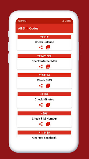 Sim Codes 2023: Pak Sim codes Screen 2