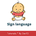 Cover Image of ดาวน์โหลด Sign language tutorials for ki  APK